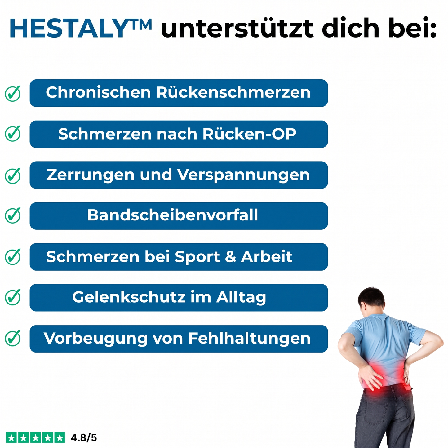 HESTALY™ - Rücken